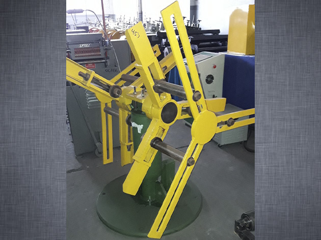 Desbobinador chapa doble giratorio, 400mm, 600Kg