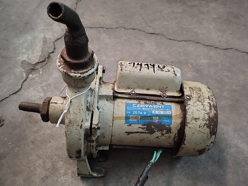 Motor bomba - monofásico 1,7 AMP